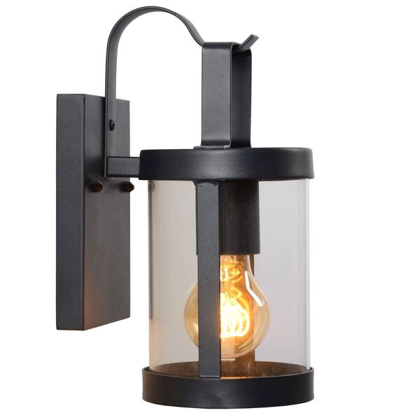 LINDELO Wall Light IP23 E27 H28cm Black