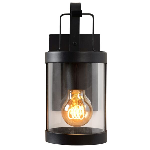 LINDELO Wall Light IP23 E27 H28cm Black