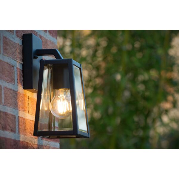 MATSLOT Wall Light IP23 E27 H25cm Black