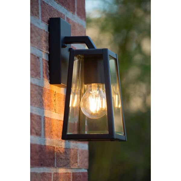 MATSLOT Wall Light IP23 E27 H25cm Black