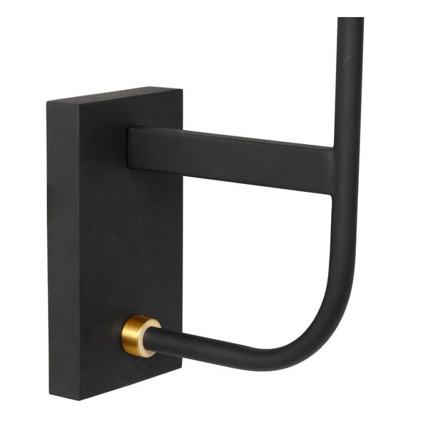 BEREND Wall Light Bathroom 1xG9/33W 13/21/40cm Bla