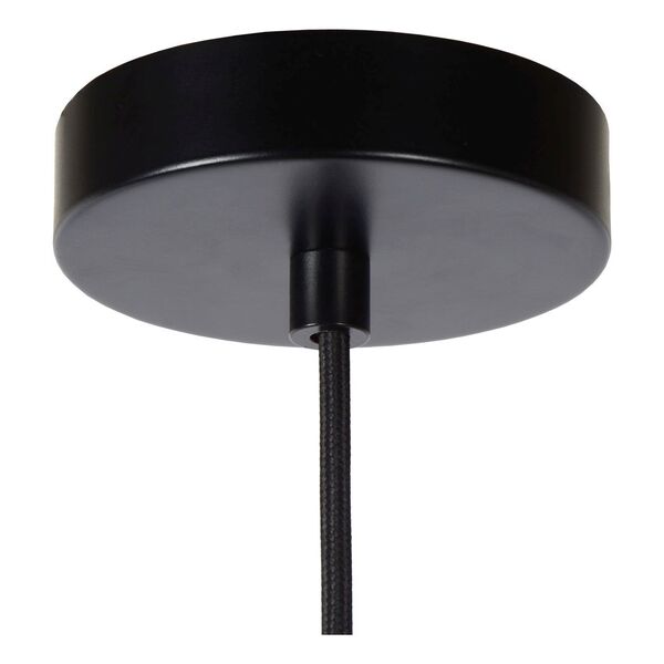 GIADA Pendant E27/60W Ø 50cm Matt Black/Satin Bras