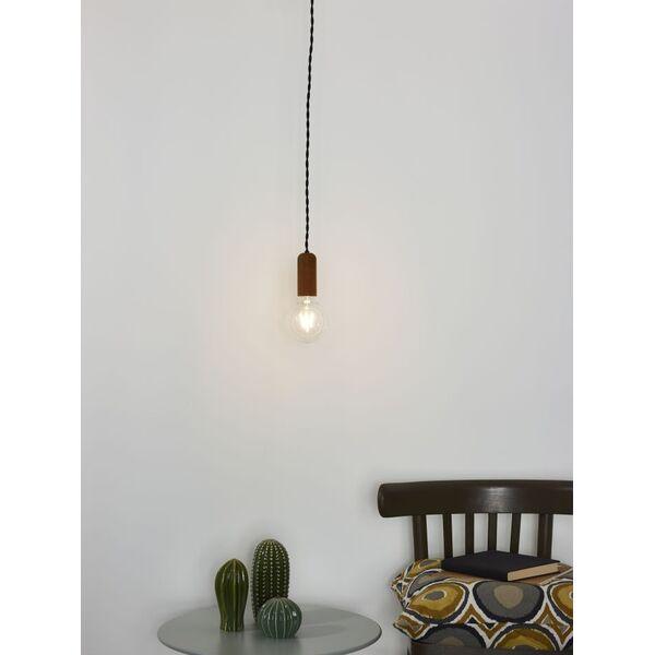 DROOPY Pendant E27/4W excl. H10 Ø4.5cm Rusty