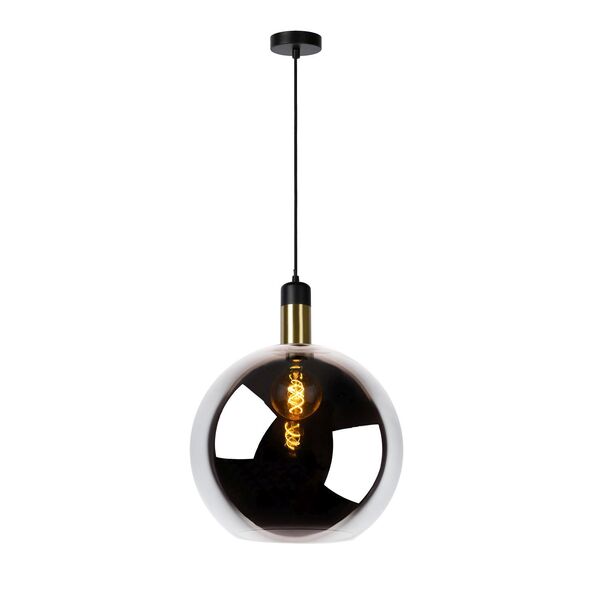 JULIUS Pendant 1x E27 Ø 40cm Smoke Glass