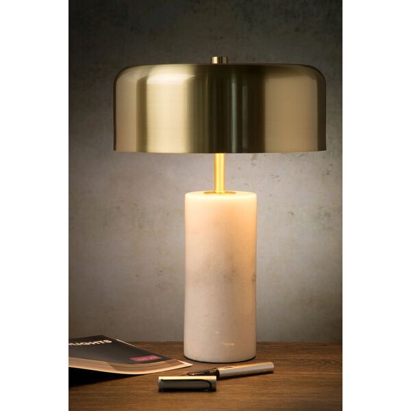 MIRASOL Table lamp G9/3x7W White Marble