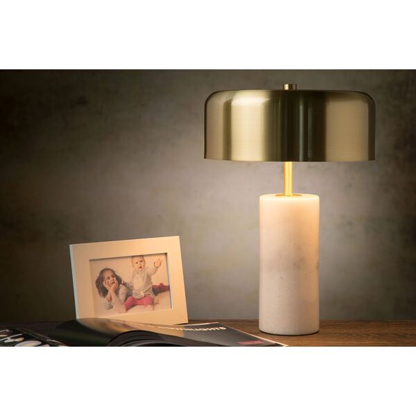 MIRASOL Table lamp G9/3x7W White Marble