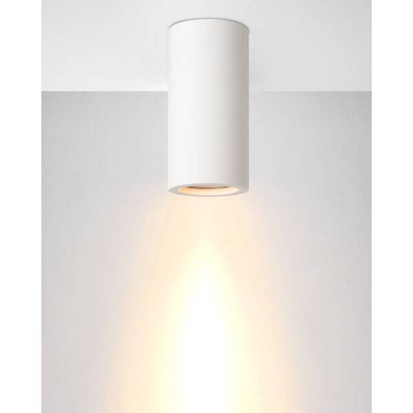 GIPSY Ceiling Light Round GU10 H14cm White