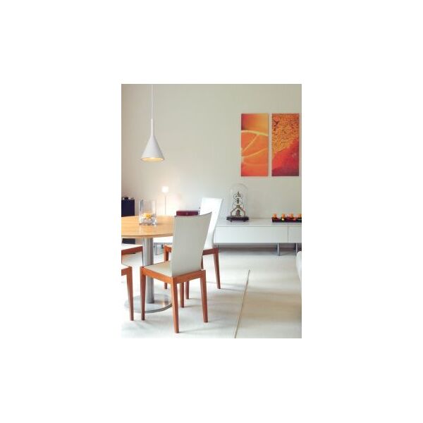 GIPSY Pendant  E27 Ø16cm H29cm White