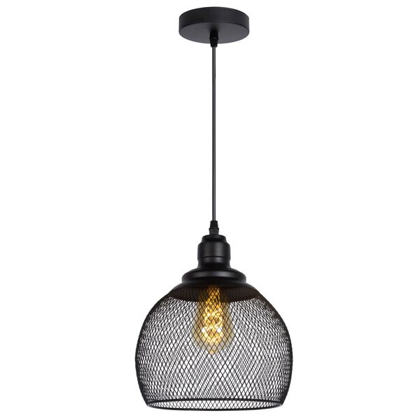 MESH Pendant E27 Ø22cm H 20cm Black