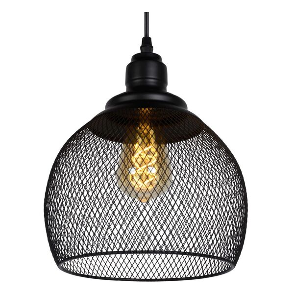 MESH Pendant E27 Ø22cm H 20cm Black