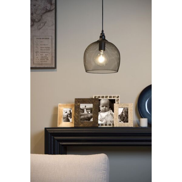 MESH Pendant E27 Ø22cm H 20cm Black