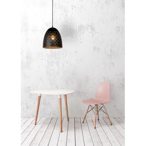GALLA Pendant E27 Ø24cm Black