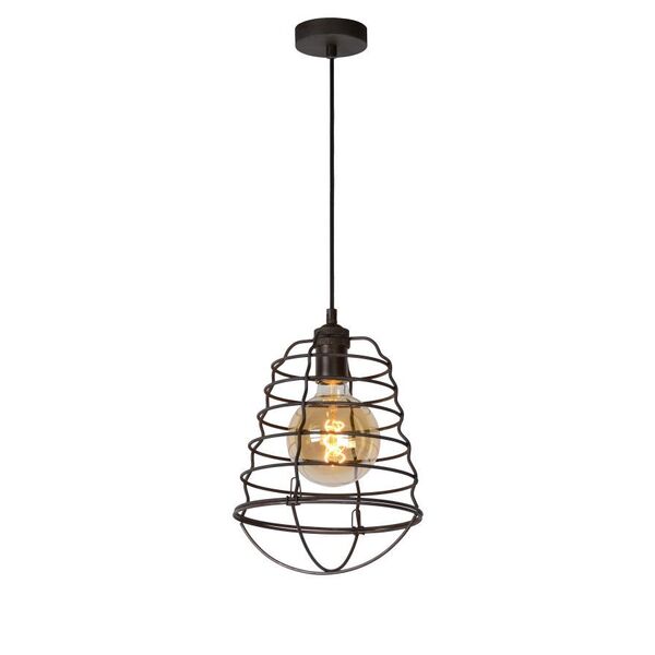 ZYCH Pendant  E27 H38cm Ø25cm Rost Brown