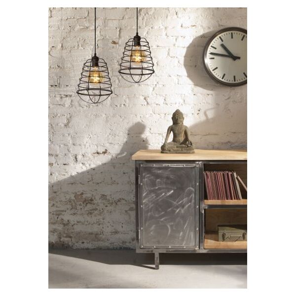 ZYCH Pendant  E27 H38cm Ø25cm Rost Brown