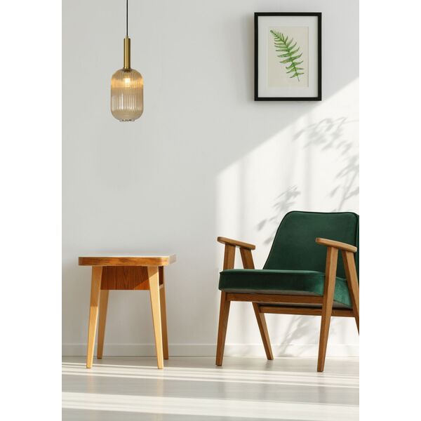 MALOTO Pendant Ø 20cm E27/40W Amber/Messing