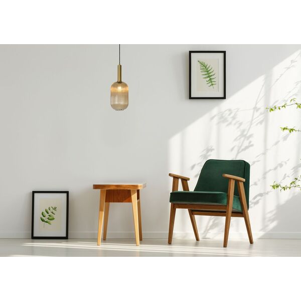 MALOTO Pendant Ø 20cm E27/40W Amber/Messing