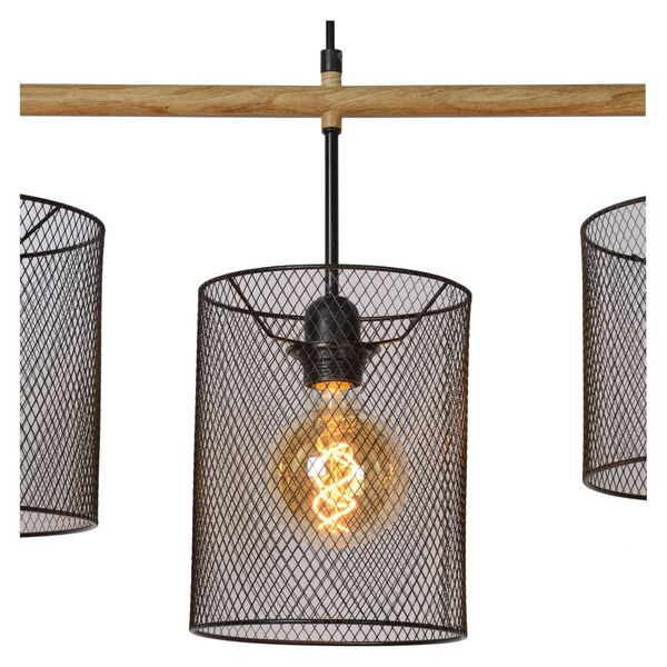 BASKETT Pendant 4xE27 L107cl Black
