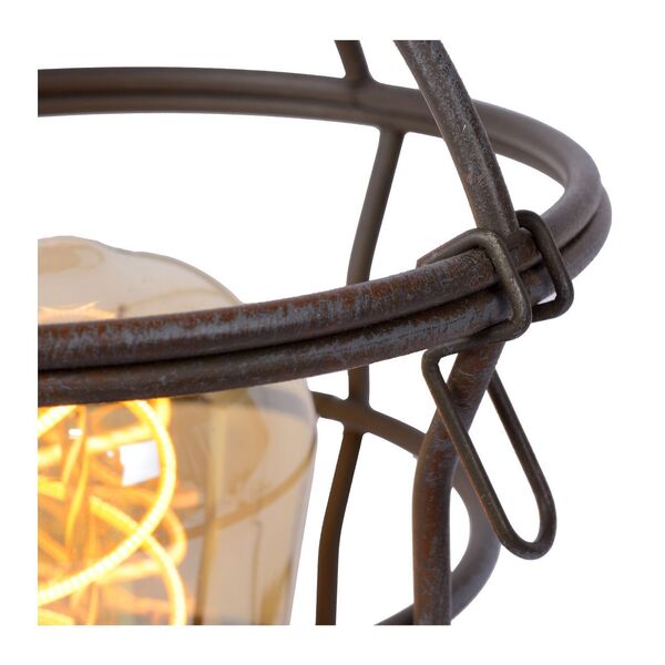 ZYCH Table Lamp E27 H29cm Ø14cm Rost Brown