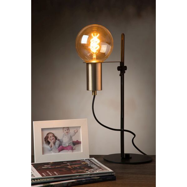 MALCOLM Table lamp E27/60W H47cm Ø16cm Black