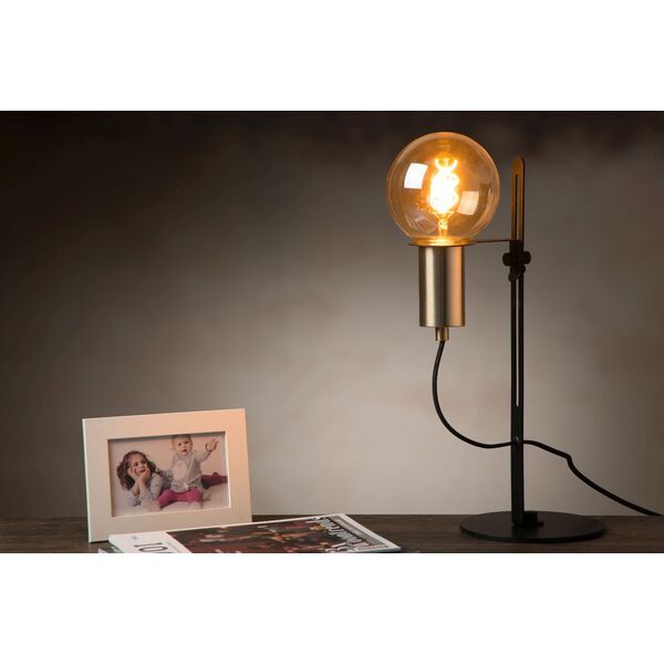 MALCOLM Table lamp E27/60W H47cm Ø16cm Black