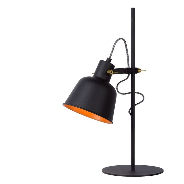PIA Table lampo 1xE27/40W Satin Black/Satin gold