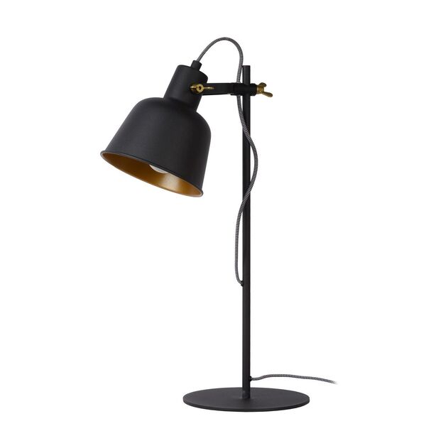PIA Table lampo 1xE27/40W Satin Black/Satin gold