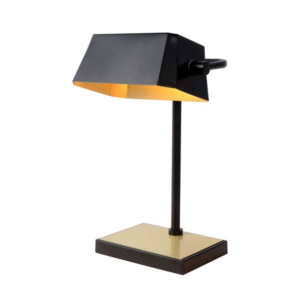 LANCE Desk lamp E27/40W Black/Satin Brass