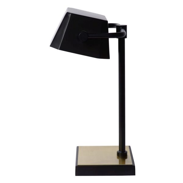 LANCE Desk lamp E27/40W Black/Satin Brass