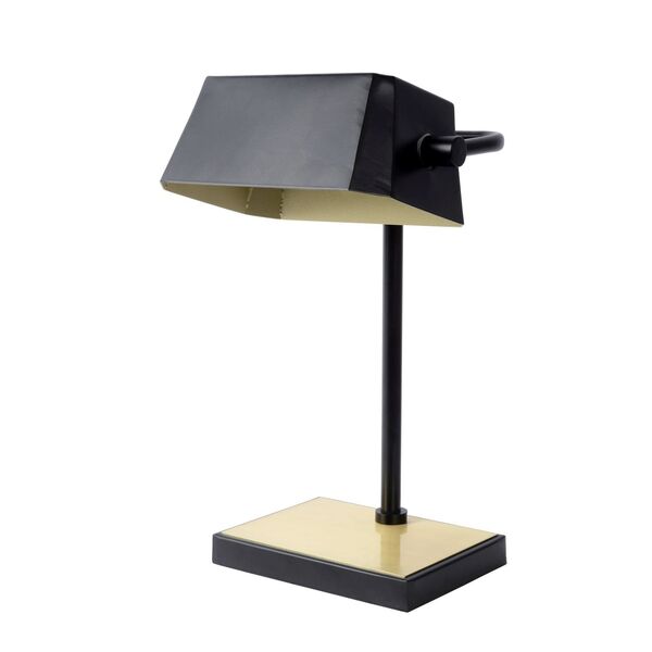 LANCE Desk lamp E27/40W Black/Satin Brass