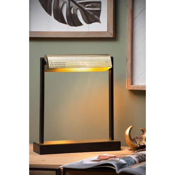 LAUT Desk lamp E27/40W Black/Satin Brass