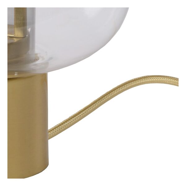 SOFIA Table lamp Ø 24cm E27/40W Satin brass/Glass