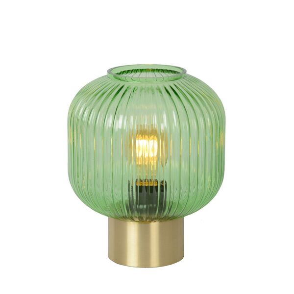 MALOTO Table lamp Ø20cm E27/40W Green/Messing
