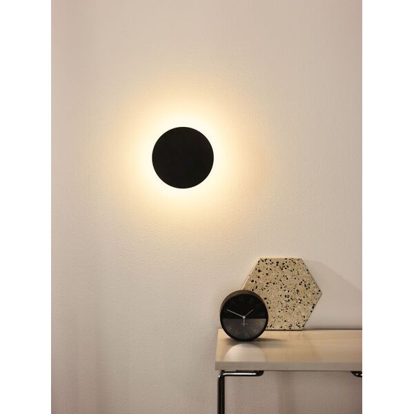 EKLYPS LED Wall Light Ø15cm 6W 360LM 3000K Black