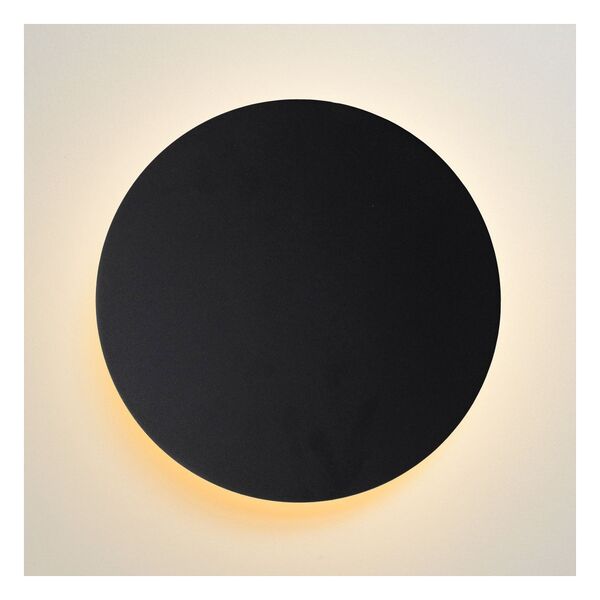 EKLYPS LED Wall Light Ø25cm 8W 480LM 3000K Black