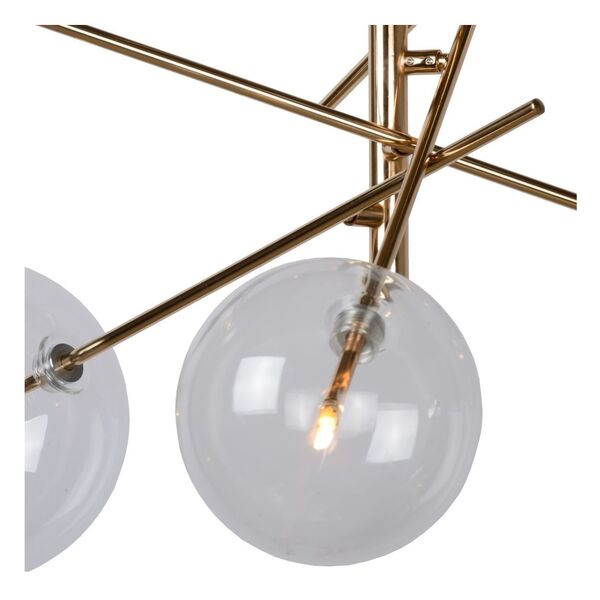 ALARA Pendant 6x 1.5W G4  Gold/Smoke Glass