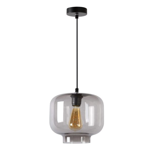 MEDINE Pendant 1x E27 40W Smoke Glass