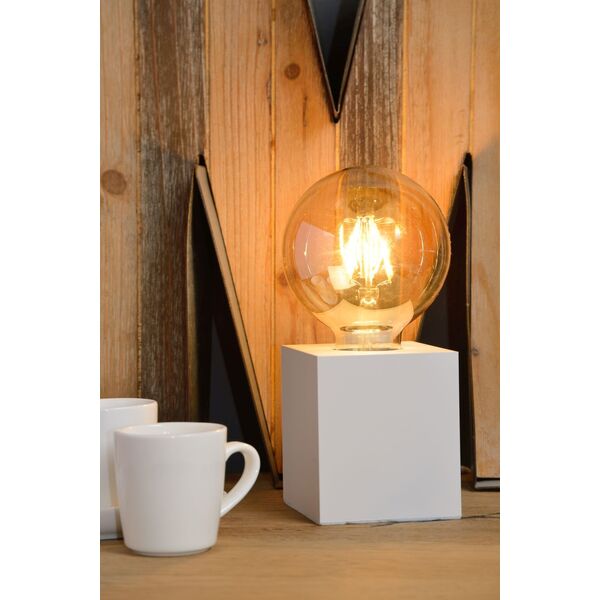 PABLO Table Lamp E27 L8cm W8mc H9cm  White