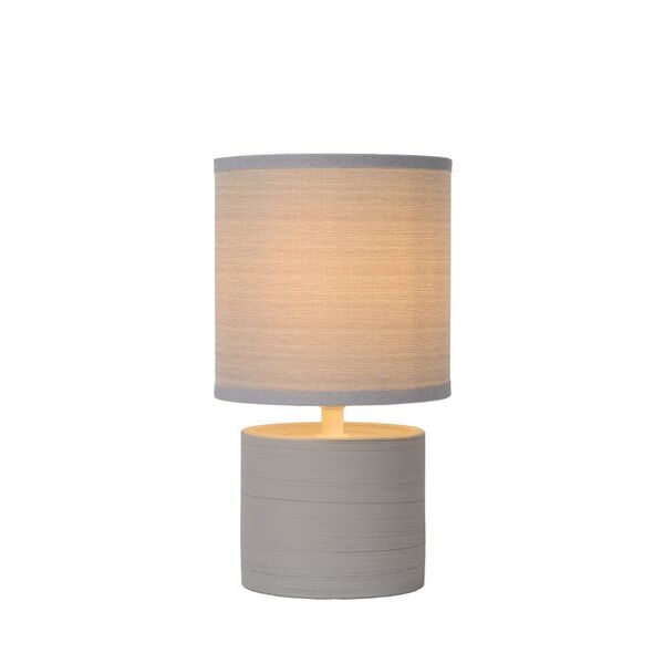 GREASBY Table Lamp E14 H26cm Grey