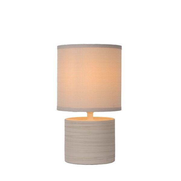 GREASBY Table Lamp E14 H26cm Cream