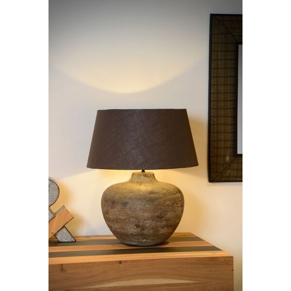 RAMSES Table Lamp E27 H71cm Rust Brown