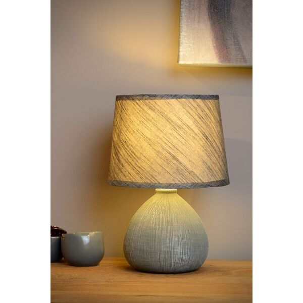 RAMZI Table Lamp E14 H26cm Grey