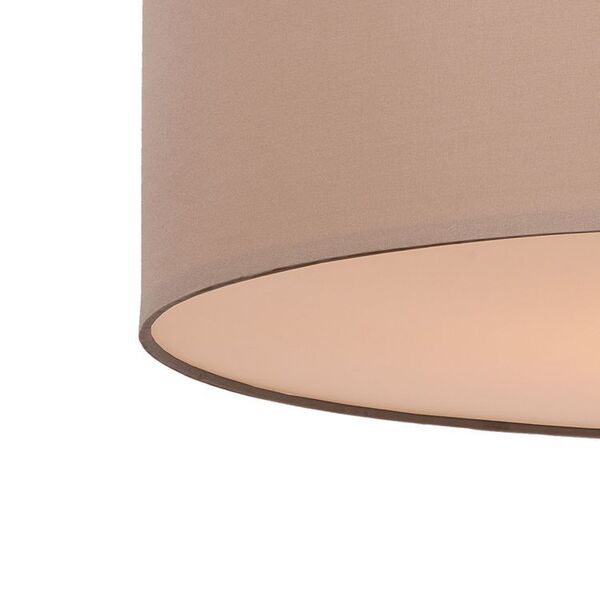CORAL Pendant Cotton E27 D60/H30 Taupe