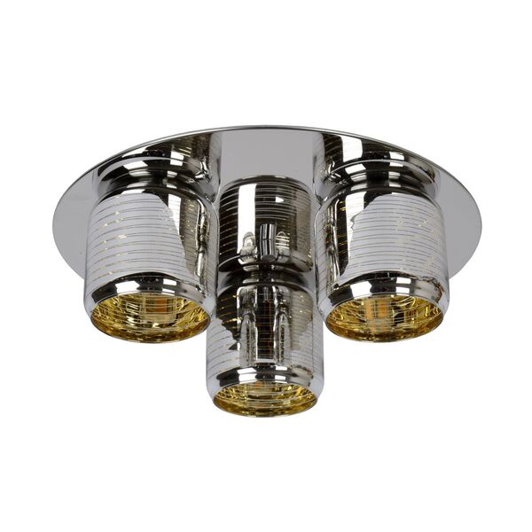 ERYN Ceiling light Ø38cm 3xG9 Chrome/Gold