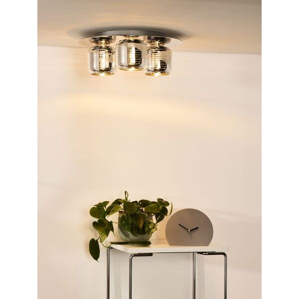 ERYN Ceiling light Ø38cm 3xG9 Chrome/Gold