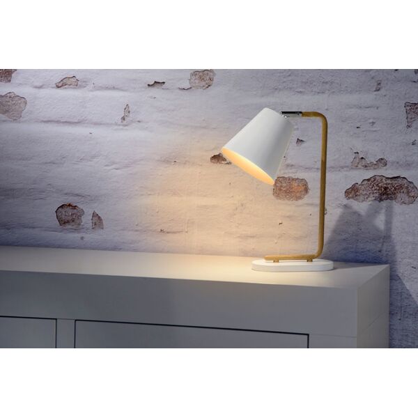 CONA Table Lamp E14 L10 W19 H36cm White