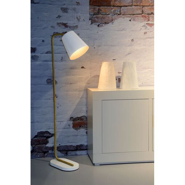 CONA Floor Lamp E27 L21 W38 H140cm White