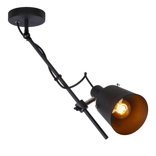 QUINNY Ceiling spot Light E27/40W H 50cm Black