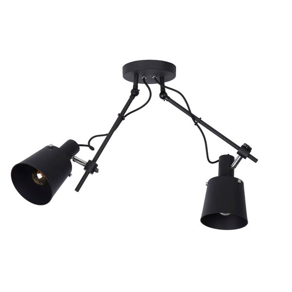 QUINNY Ceiling spot Light 2x E27/40W H 33.5cm Blac