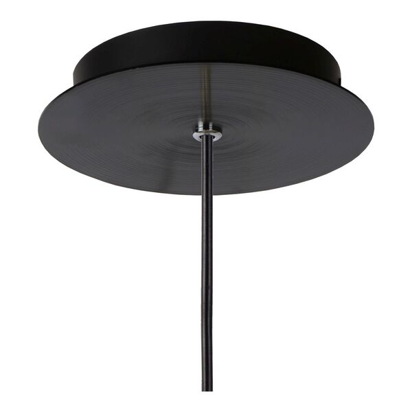 OWINO Pendant 1x GU10 LED Ø 20cm Black/Smoke Glass