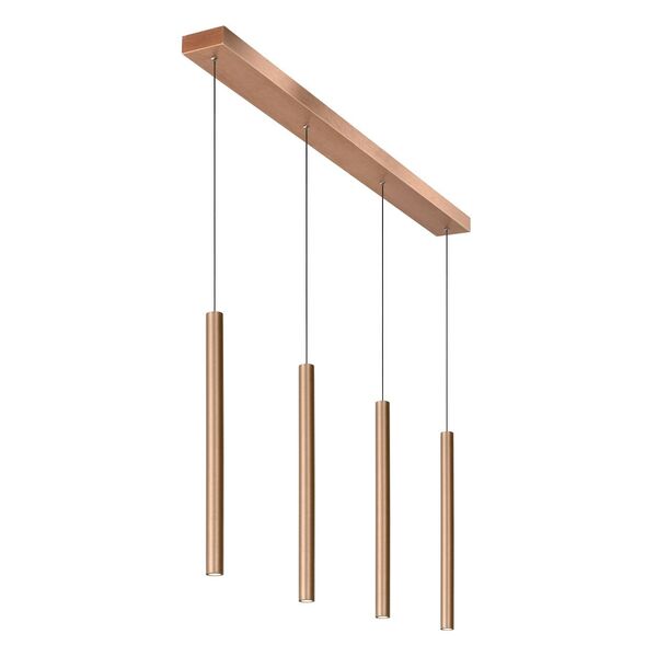 LORENZ Pendant  LED  4x4W Satin Copper